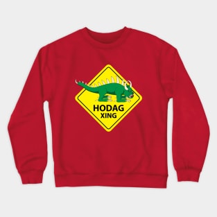 Hodag Crossing Sign Crewneck Sweatshirt